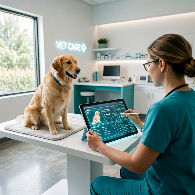 Technology-driven veterinary care